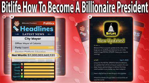 BitLife: How to Become a Billionaire .